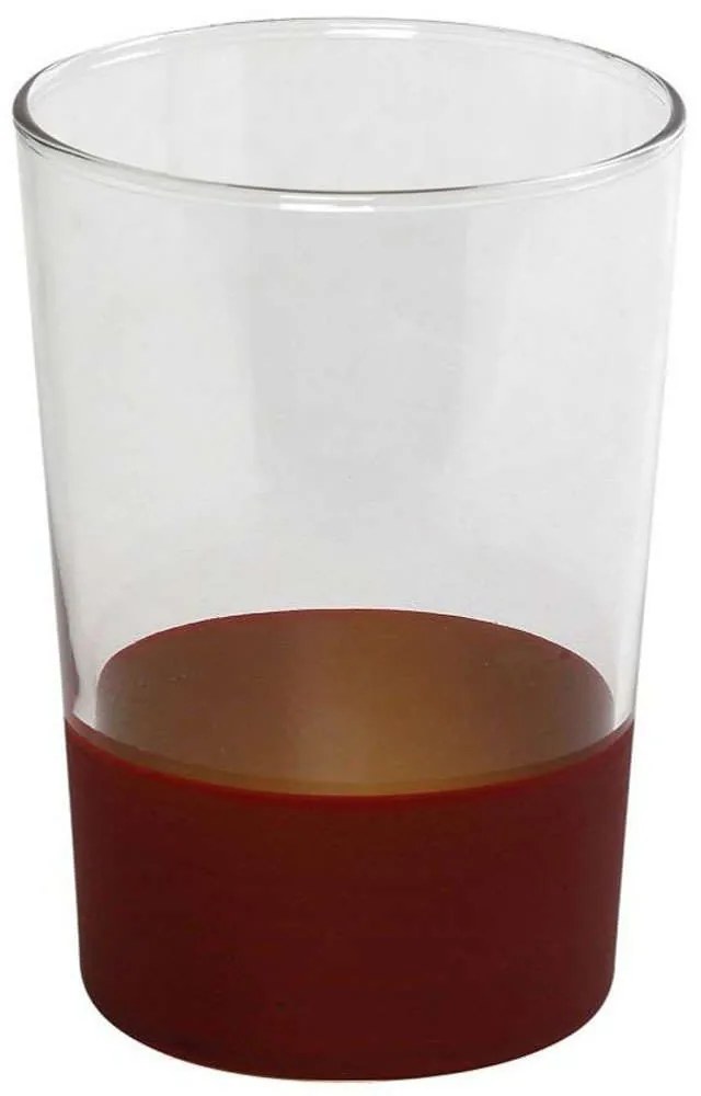 Ποτήρι Νερού Alfa RAB636K6 8,8x12cm 510ml Red-Gold Espiel Glass