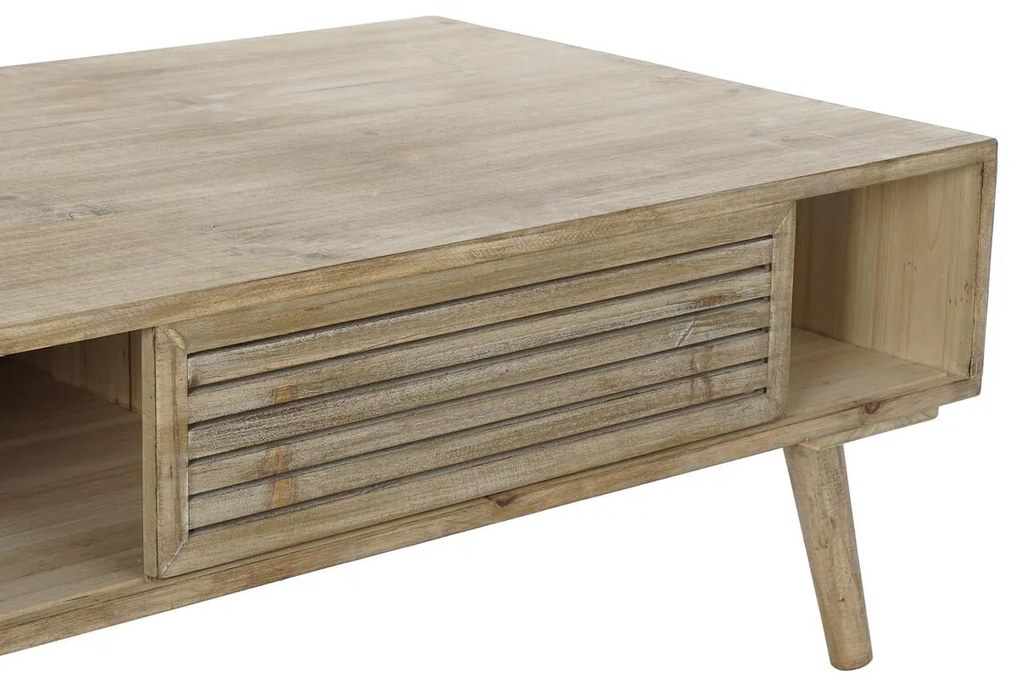 Τραπέζι DKD Home Decor 99 x 59 x 38 cm Έλατο Φυσικό Αλουμίνιο