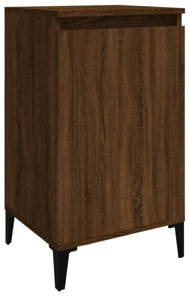 vidaXL Κομοδίνο Καφέ δρυς 40x35x70 εκ. από Επεξεργασμένο Ξύλο