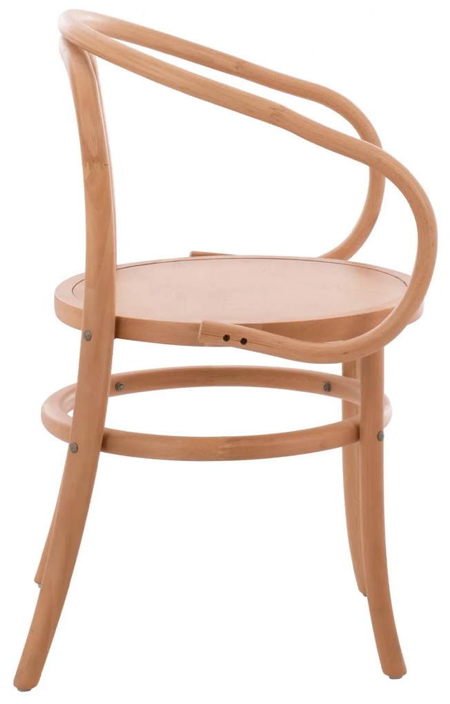 Καρέκλα-Πολυθρόνα JANELLE Ξύλινη Οξιά Φυσικό 56x52x82Υεκ. 56x52x82 εκ.