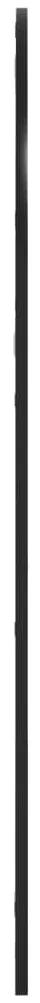 vidaXL Καθρέφτης Τοίχου Αψίδα Μαύρος 80 x 120 εκ. από Σίδερο