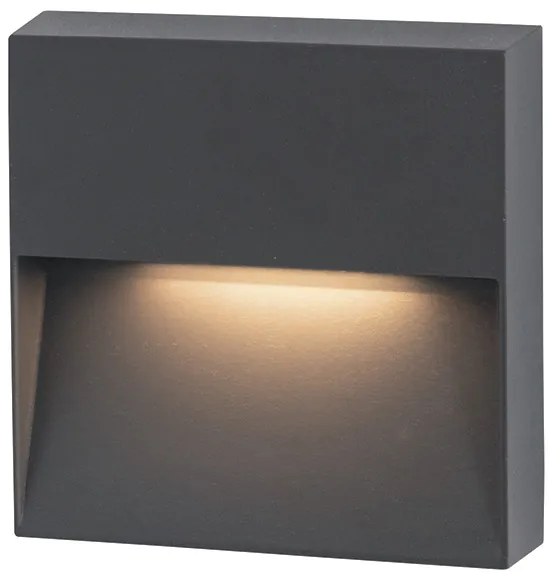 Απλίκα LED Εξωτερικού Χώρου Zambelis E241-G Graphite