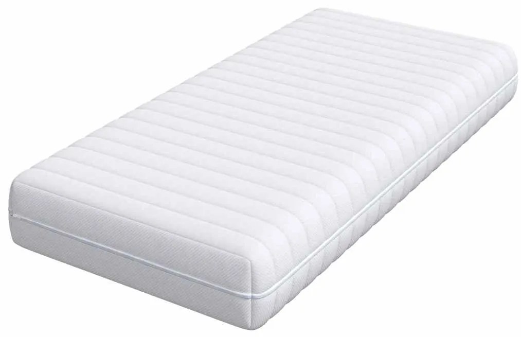 vidaXL Στρώμα Λευκό 80 x 160 cm Τσέπες ελατηρίων