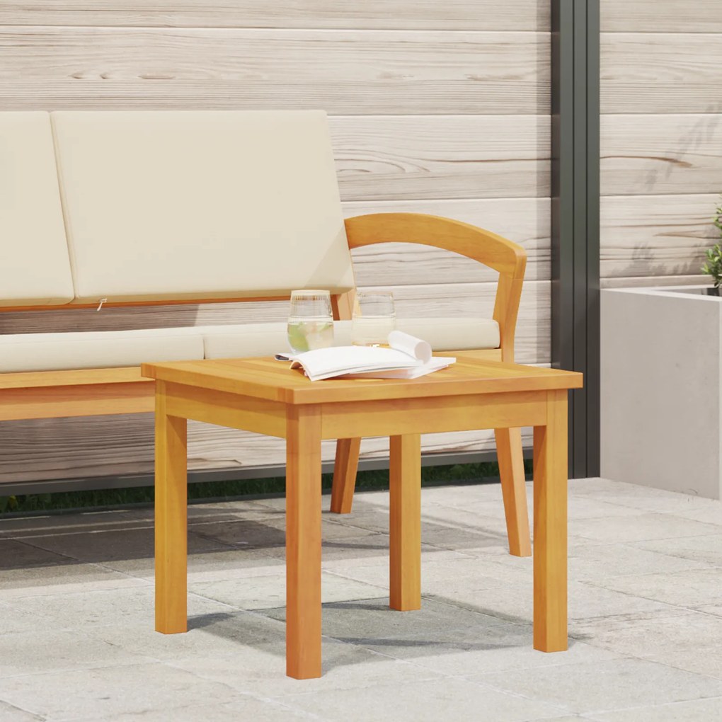 vidaXL Τραπέζι πλευράς 45x45x38 εκ. Μασίφ ξύλο ακακίας