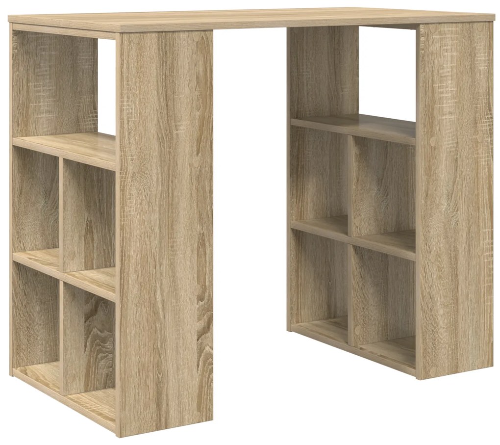 vidaXL Γωνιακό Γραφείο Sonoma oak MDF Μεσαίο Γωνιακό γραφείο Sonoma Oak