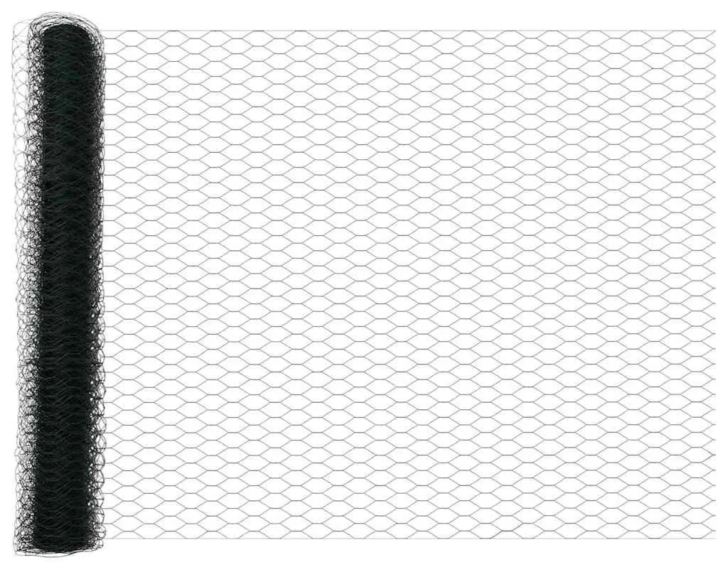 vidaXL Έξαπλο Φράχτη Πράσινος 1.2x10 m Χάλυβας