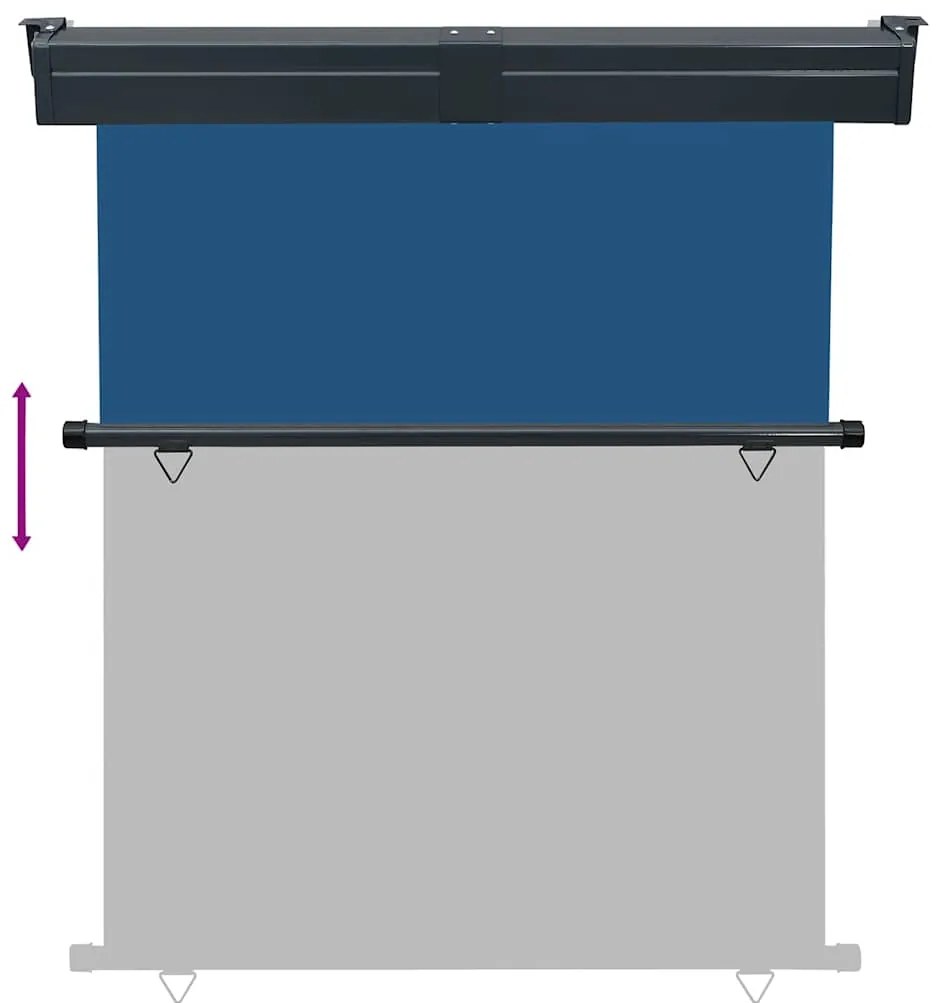 vidaXL Σκίαστρο Βεράντας Πλαϊνό Μπλε 145 x 250 εκ.
