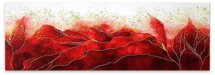 Πίνακας σε καμβά Red Passion&quot; Megapap ψηφιακής εκτύπωσης 120x40x3εκ.&quot;