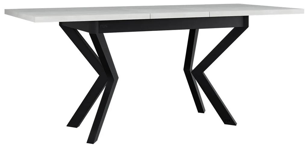 Τραπέζι Victorville 328, Sonoma οξιά, Μαύρο, 79x80x140cm, 38 kg, Επιμήκυνση, Πλαστικοποιημένη μοριοσανίδα, Μέταλλο | Epipla1.gr