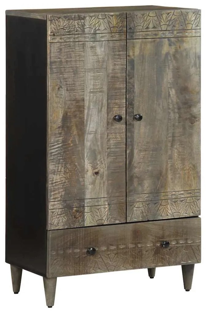 vidaXL Highboard 60x33x110 cm μασίφ ξύλο Mango