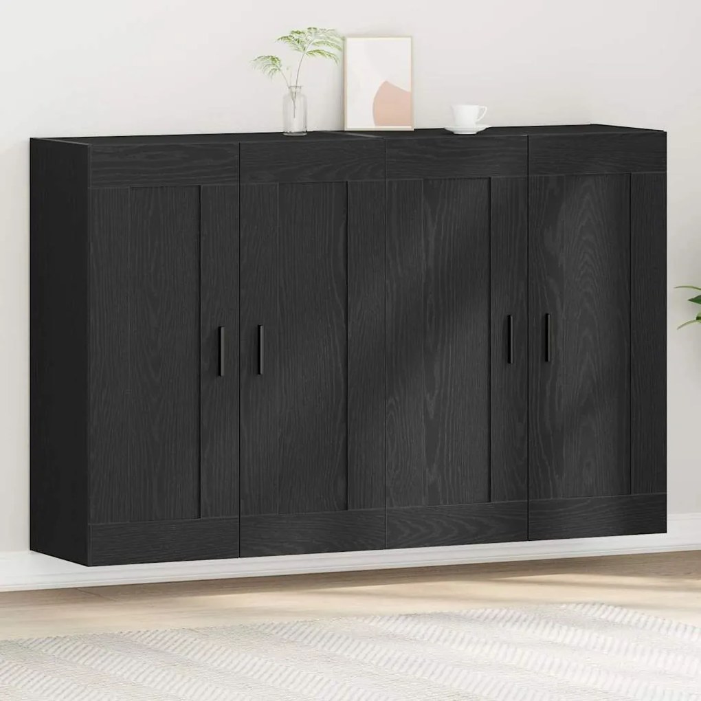 vidaXL Ντουλάπα τοίχου Επιτοίχιο 2 pcs artisan δρυς 160 x 34 x 90 εκ