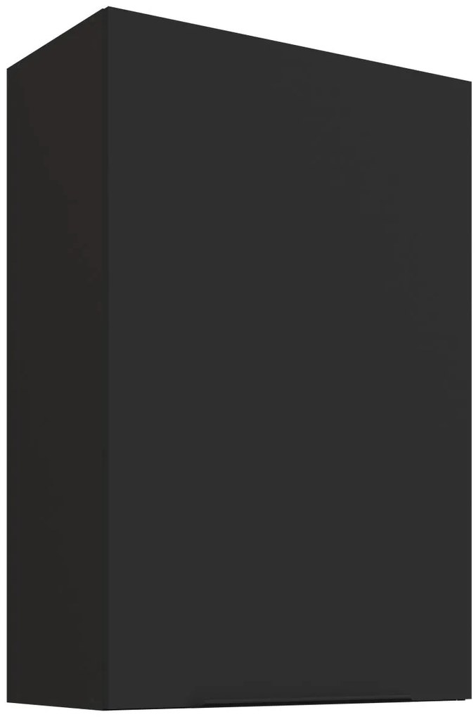 Κρεμαστό ντουλάπι Arianna 60 G 90 1F-Μαύρο