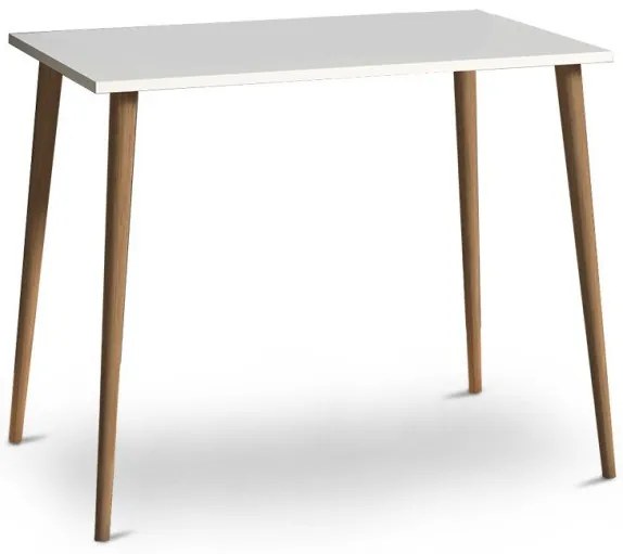 Γραφείο Fiona Megapap από μελαμίνη λευκό 90x55x75εκ. GP022-0007,2-GP022-0007,2-Λευκό GP022-0007,2