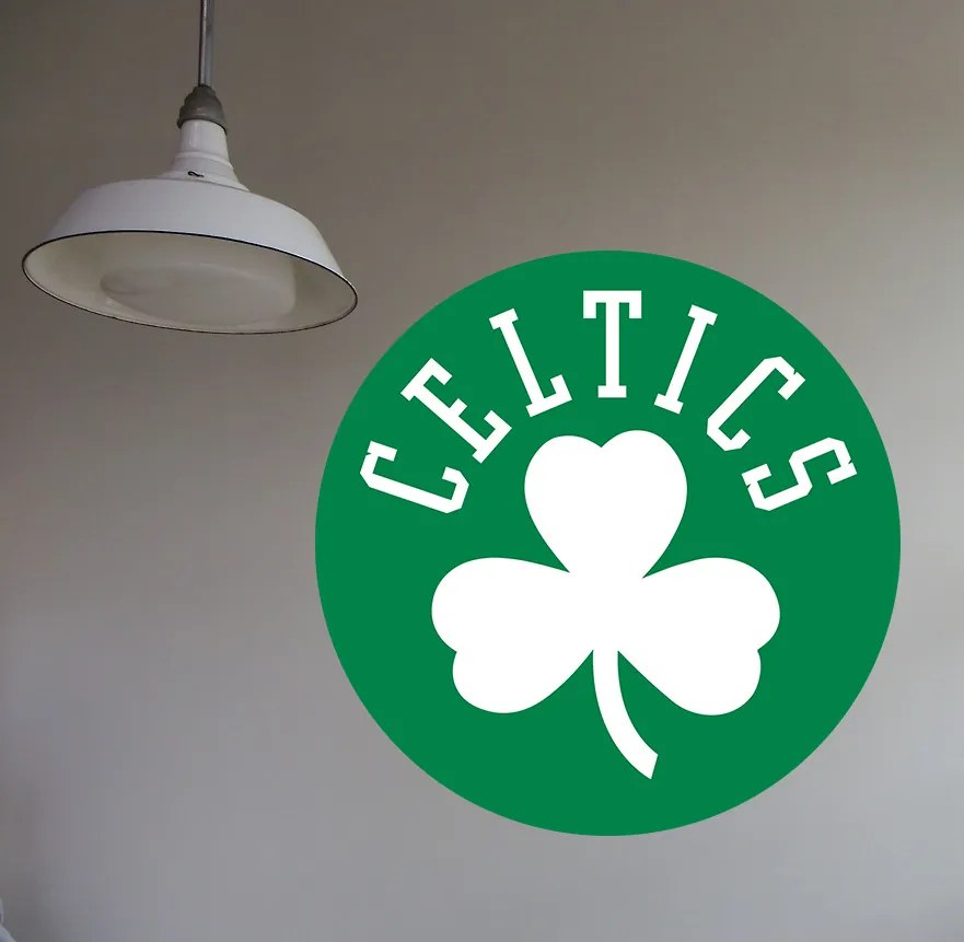 Αυτοκόλλητo τοίχου NBA Celtics SP51 30cm