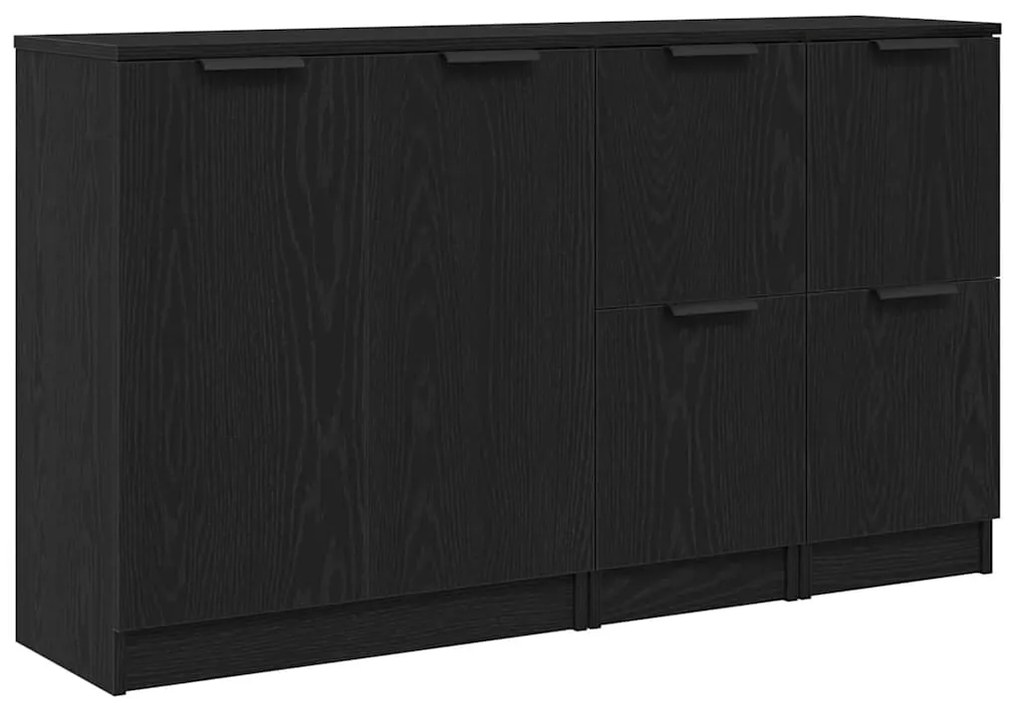vidaXL Μπουφές Μαύρη Οξυά 180 x 30 x 70 εκ Επεξεργασμένο ξύλο