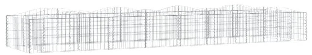 vidaXL Συρματοκιβώτιο Τοξωτό 400x100x50 εκ. από Γαλβανισμένο Σίδερο