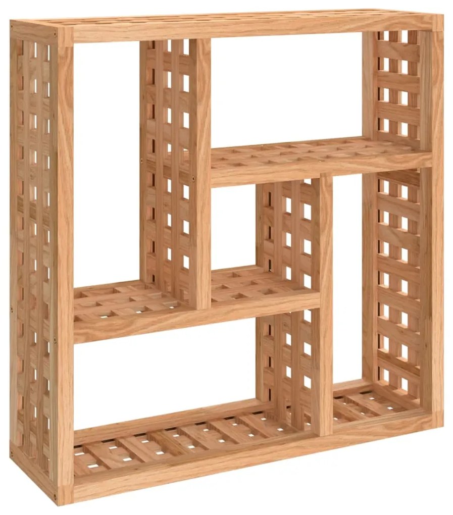 vidaXL Ράφι Τοίχου 49 x 15 x 49 εκ. από Μασίφ Ξύλο Καρυδιάς