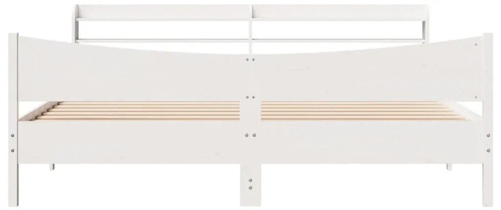 vidaXL Πλαίσιο Κρεβατιού με Κεφαλάρι 180x200 εκ. από Μασίφ Ξύλο Πεύκου