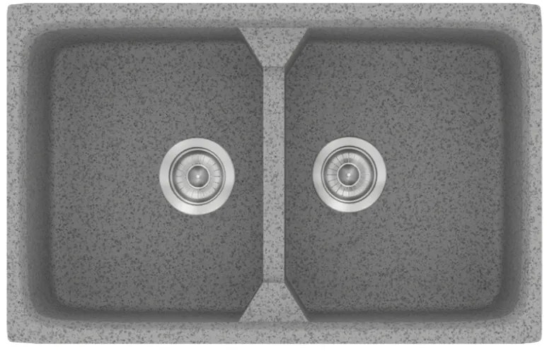 Sanitec Classic 318 Granite Grey Νεροχύτης SAN.318.04.GGR