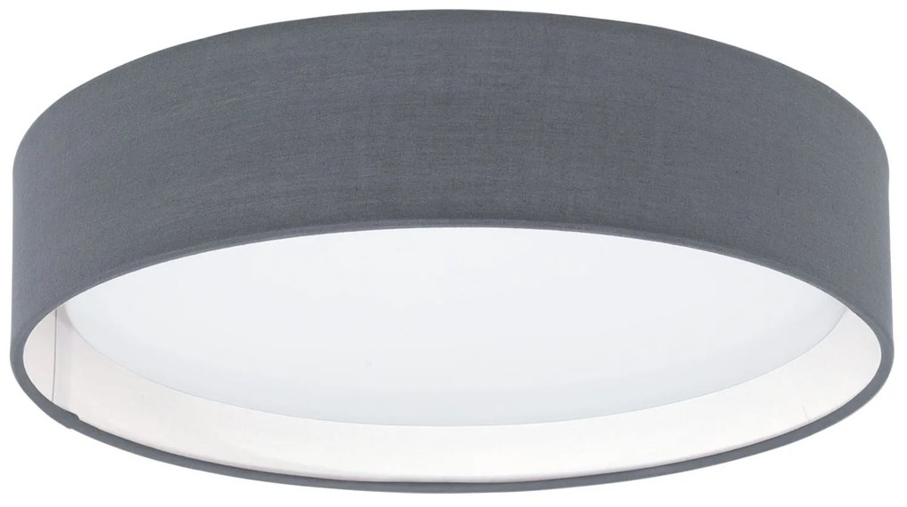 Φωτιστικό Οροφής Led Pasteri 31592 Grey Eglo Μέταλλο,Ύφασμα