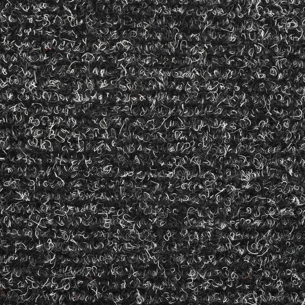 Πατάκια Σκάλας Αυτοκόλ. 10 τεμ Σκ. Γκρι 65x21x4 εκ Βελονιασμένα - Γκρι