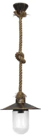 Κρεμαστό Φωτιστικό Οροφήςς KALLONI SLP-651K ROPE Heronia-11-0275-Μπρονζέ 11-0275
