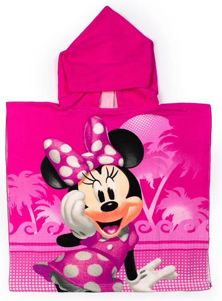 Πόντσο Θαλάσσης Disney Minnie 05 Quick Dry Fuchsia DimCol