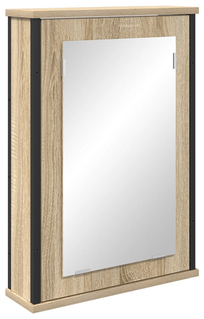 vidaXL Σετ Επίπλων Μπάνιου 4 pcs Sonoma Δρυς 33 x 33 x 185.5 εκ