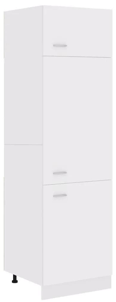 Ντουλάπι Ψυγείου Λευκό 60x57x207 εκ. από Μοριοσανίδα - Λευκό