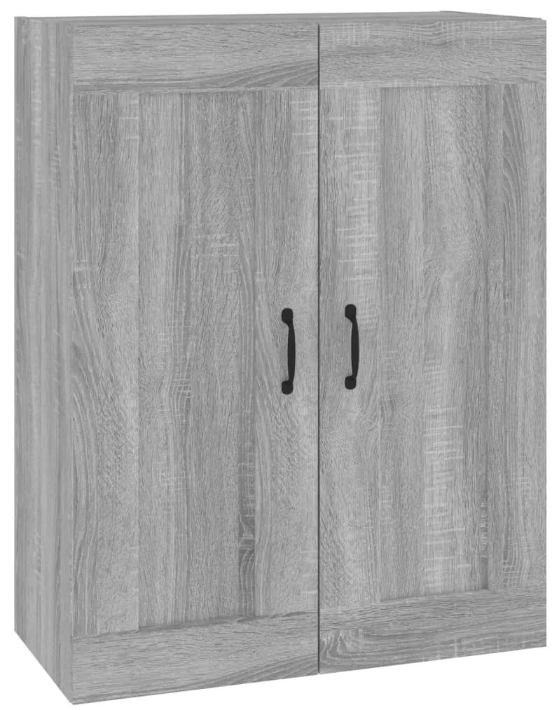 vidaXL Ντουλάπι Τοίχου Κρεμαστό Γκρι sonoma 69,5 x 32,5 x 90 εκ.