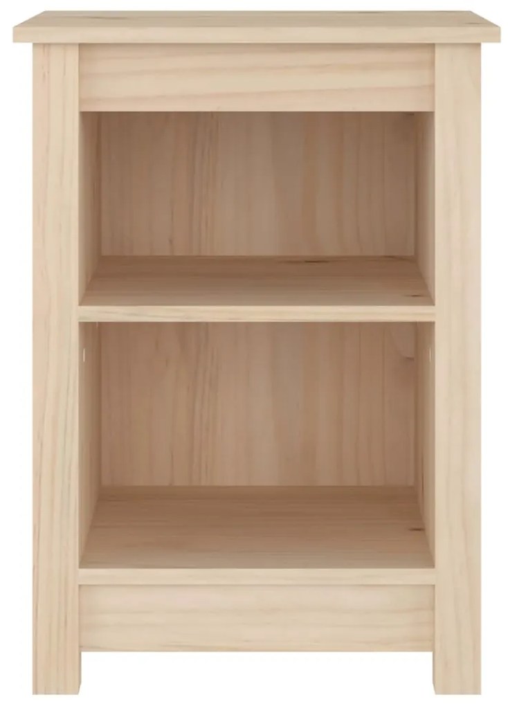 vidaXL Κομοδίνα 2 τεμ. 40 x 35 x 55 εκ. από Μασίφ Ξύλο Πεύκου