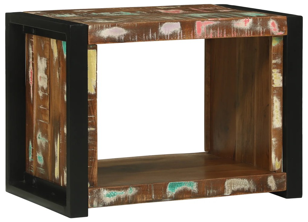 vidaXL Kύβος τοίχου 55x35x40 cm από μασίφ ανακυκλωμένο ξύλο