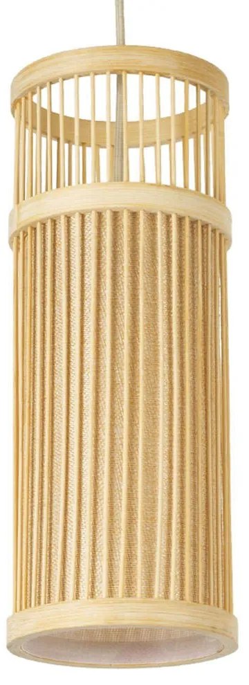 Φωτιστικό Οροφής Hinami Boho 01937 Φ13x35cm 1xE27 Beige GloboStar