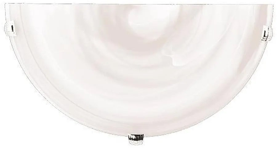 Απλίκα Τοίχου "ERIS" 1xE27 Λευκό/Νίκελ EUROLAMP 145-22410