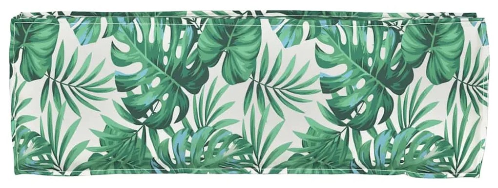 vidaXL Σετ Μαξιλαριών Πάγου Floral 2 pcs Μοτίβο φύλλων 120 x 40 x 8 εκ
