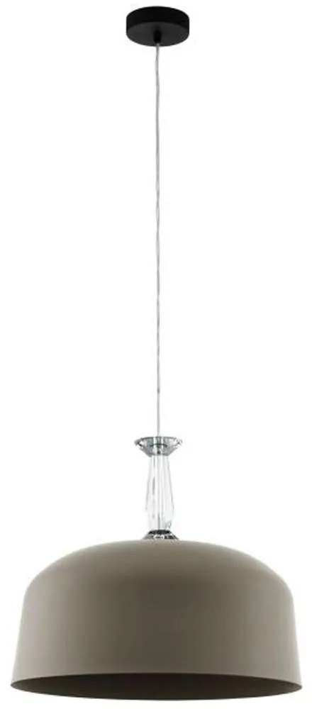 Φωτιστικό Οροφής 39589 Monte Fuerte E27/3 Taupe Eglo Metal, Glass