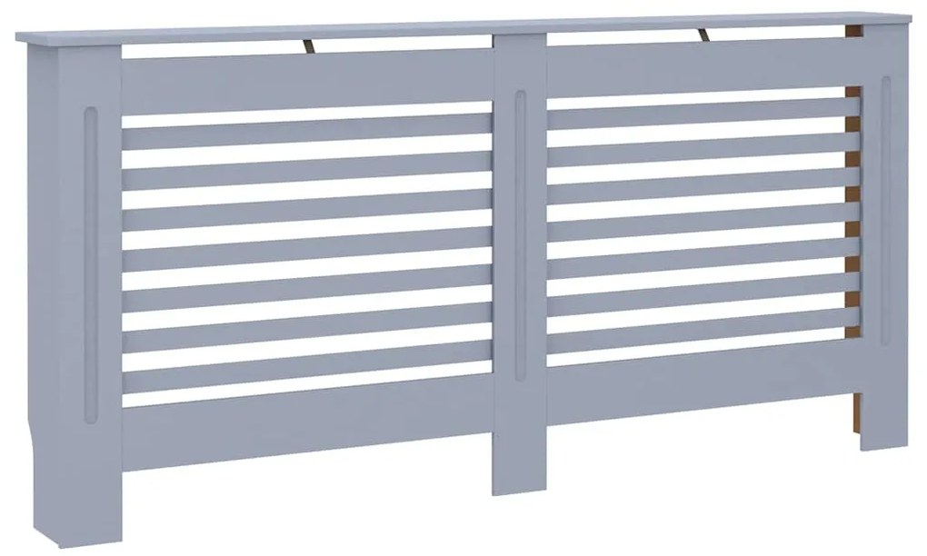vidaXL Κάλυμμα Καλοριφέρ Ανθρακί 172 x 19 x 81,5 εκ. από MDF