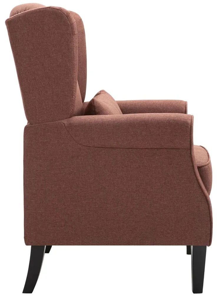 vidaXL Πολυθρόνα Καφέ Υφασμάτινη