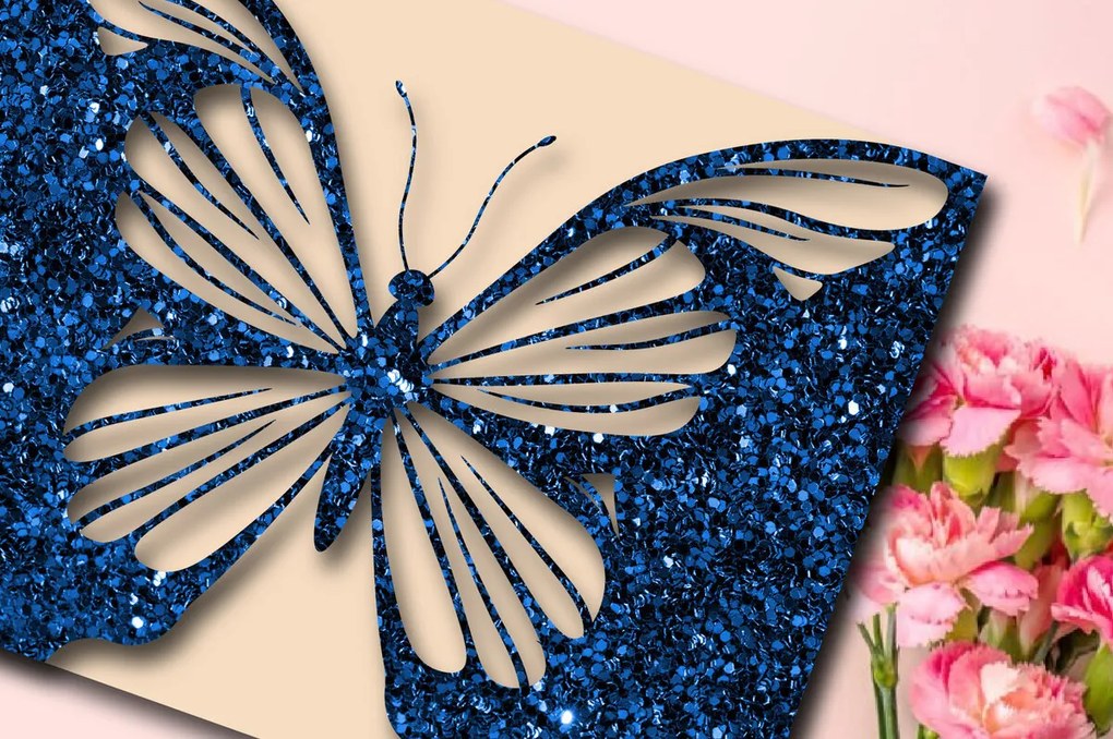 Σετ των 3 Intra απο ξύλο plywood 3mm-4mm πάχος Προσκλητήρια κοπής πεταλούδας με λέιζερ Δίασταση 10x20 cm INTRAFABR-27395666