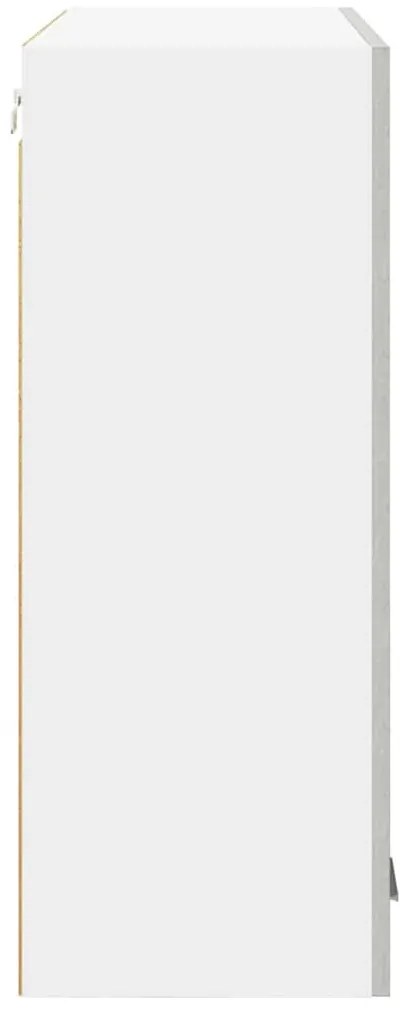 vidaXL Κρεμαστό ντουλάπι με αποθήκευση Σκυρόδεμα Γκρι 80 x 31 x 80 εκ.