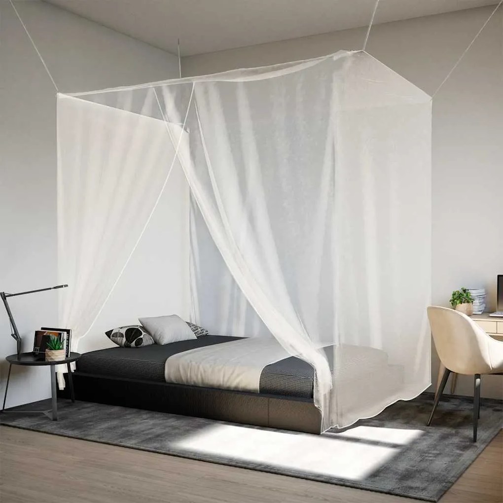 vidaXL Κουνουπιέρα Κρεμαστή 156 220x100x150 εκ. από Δίχτυ