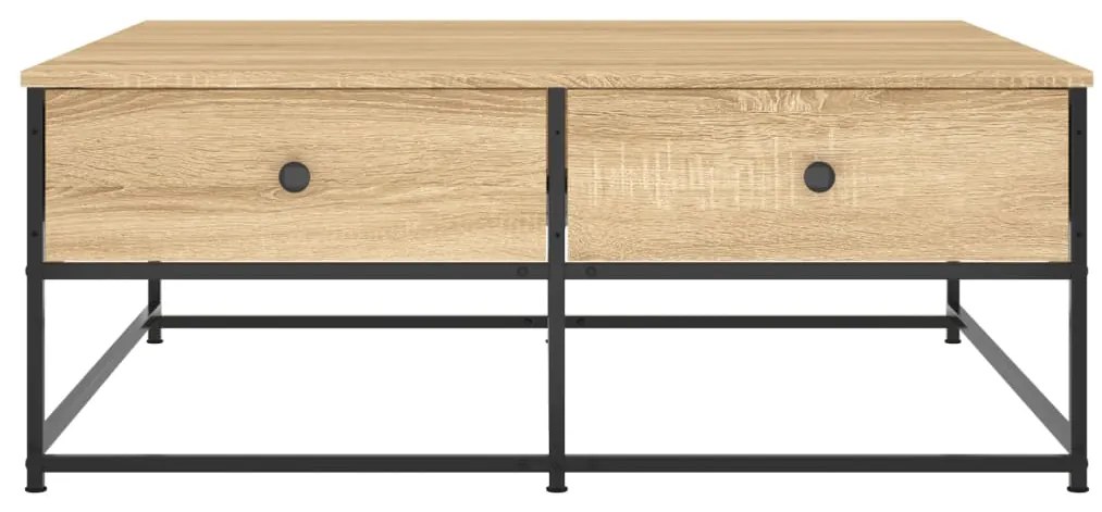 vidaXL Τραπεζάκι Σαλονιού Sonoma Δρυς 100 x 99 x 40 εκ. Επεξεργ. Ξύλο