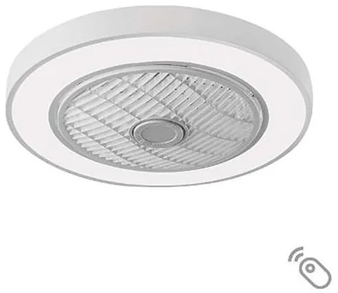 Lineme Ανεμιστήρας Οροφής Φ50cm DC82w Με Φως LED CCT 63w Και Τηλεχειριστήριο Marin Λευκό 02-00165