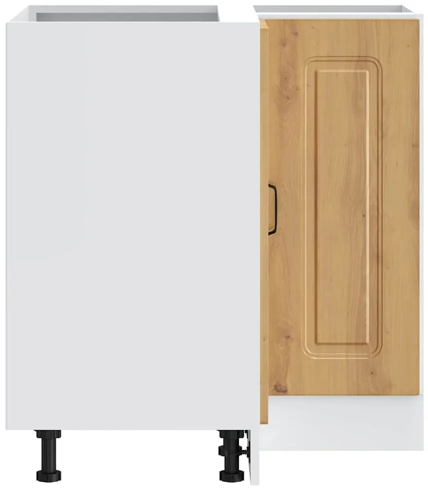 vidaXL Γωνιακό ντουλάπι βάσης κουζίνας Kalmar Αρτισιανή Δρυς