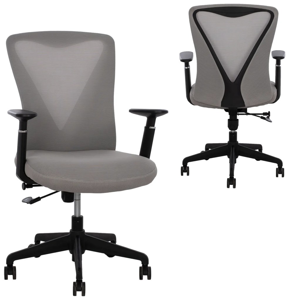 ΚΑΡΕΚΛΑ ΓΡΑΦΕΙΟΥ SUPERIOR ΓΚΡΙ HM1170.10 65x62x100 εκ.