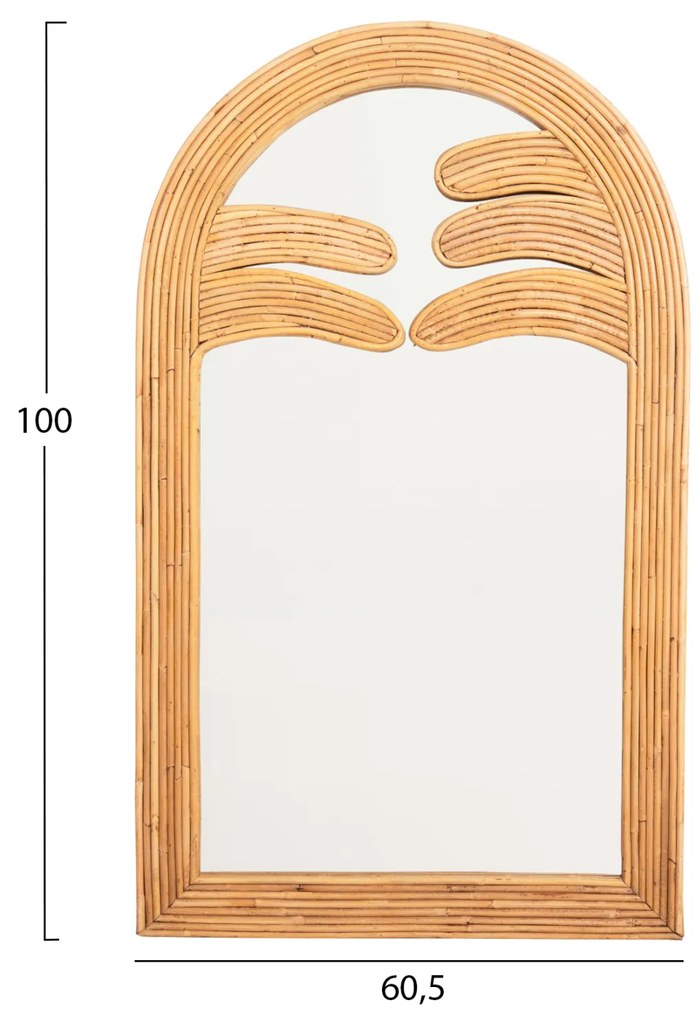 ΚΑΘΡΕΠΤΗΣ ΤΟΙΧΟΥ REFLECT HM4367 ΦΥΣΙΚΟ RATTAN 60x4,5x100Υεκ. - 5108738 - HM4367