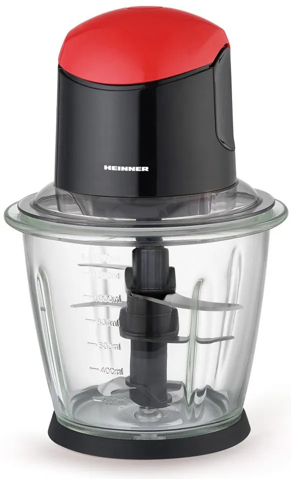 Heinner HMC-K500BKR Πολυκόπτης Multi 500W με Δοχείο 1.5lt