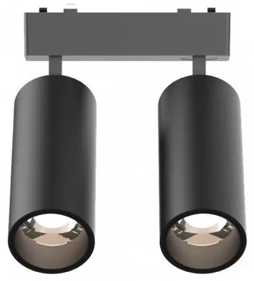 Φωτιστικό Μαγνητικής Ράγας LED 2x9W IP20 3CCT Inlight T05205-BL Μαύρο