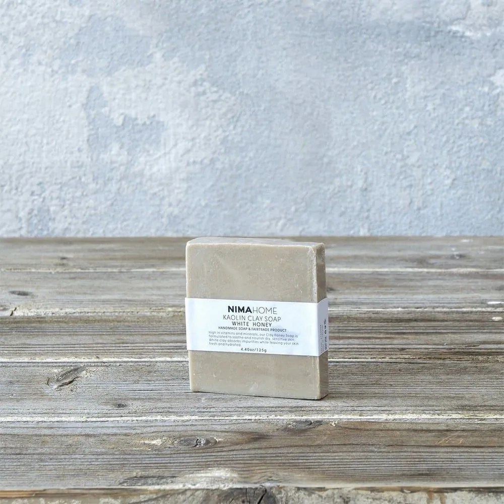 Σαπούνι Αργίλου Kaolin 125g White Honey Nima Clay