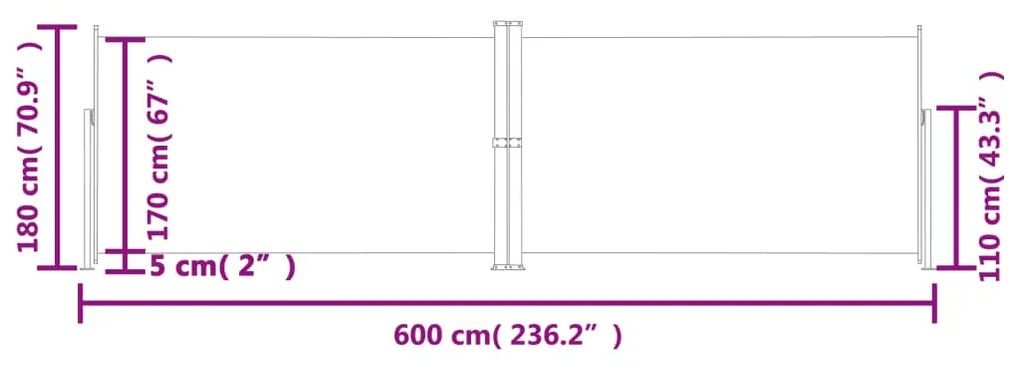 ΣΚΙΑΣΤΡΟ ΠΛΑΪΝΟ ΣΥΡΟΜΕΝΟ ΑΝΘΡΑΚΙ 180 X 600 ΕΚ. 318002